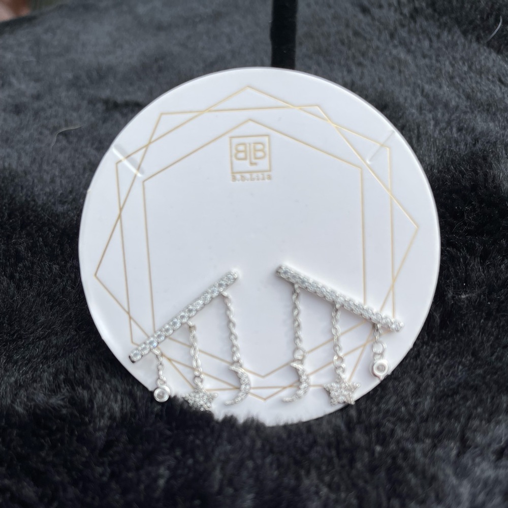 BB Lila ear climber earrings